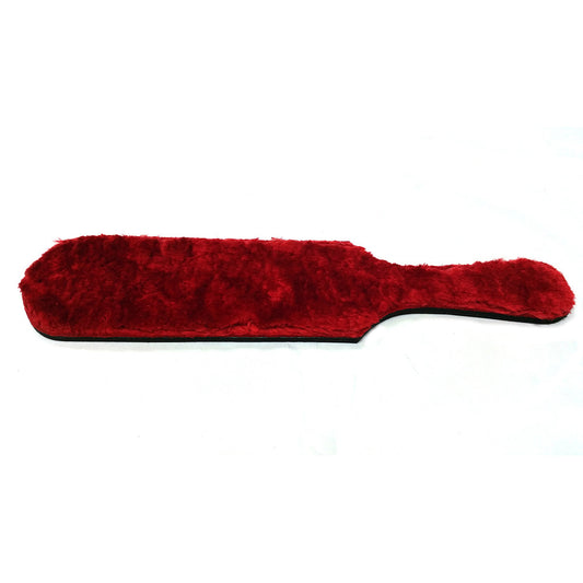 Dual Sensation Leather & Faux Fur Paddle