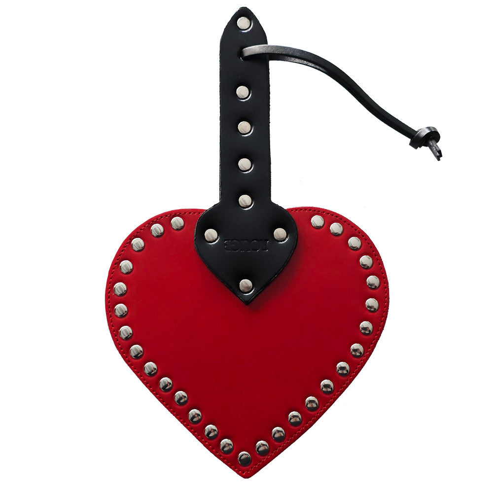 Leather Heart Paddle