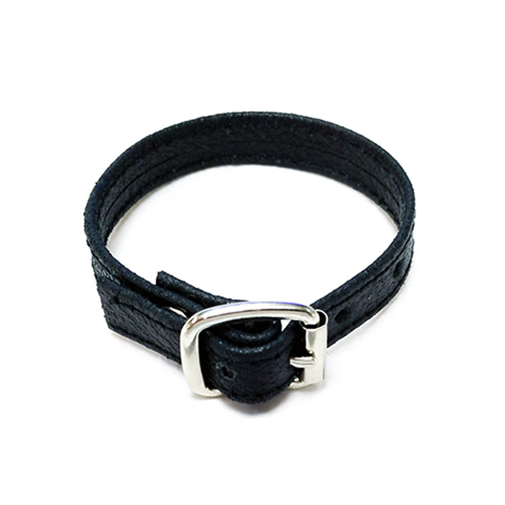 Leather Buckle Cock Strap In Clamshell