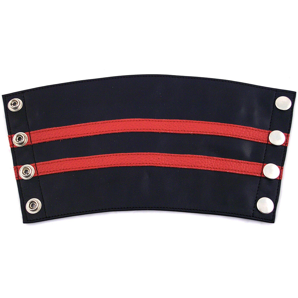 Leather Gauntlet Wrist Wallet With Zipper