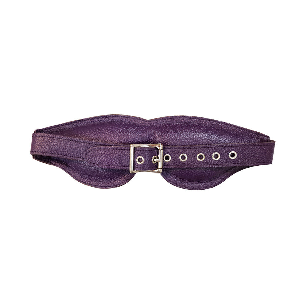 Leather Large Padded Blindfold