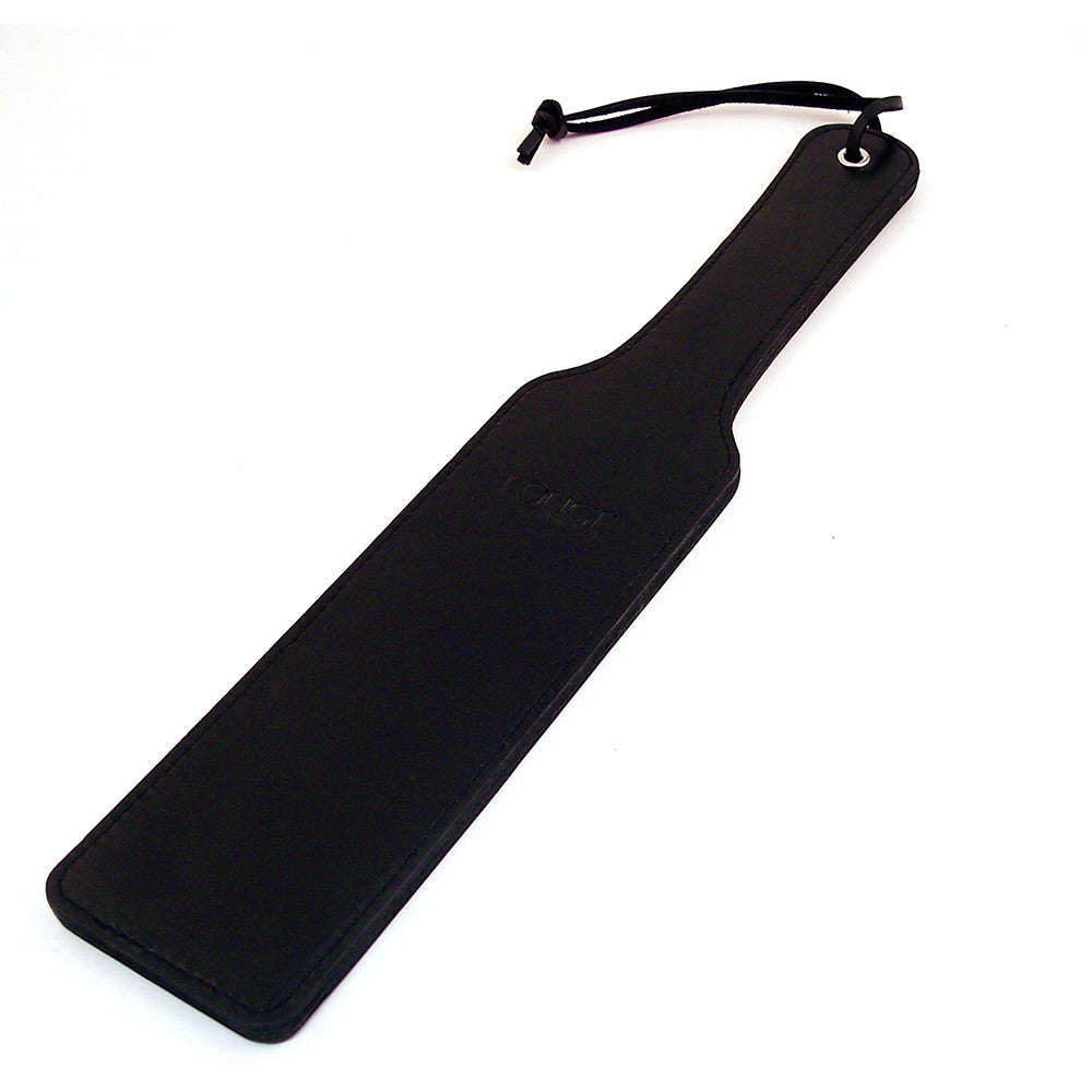 Long 3-layer leather paddle with wrist loop