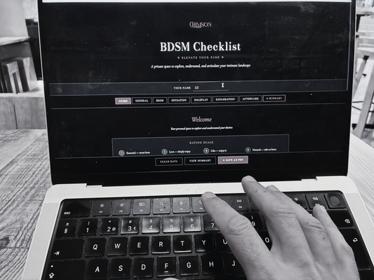 The BDSM Checklist: Why Every Practitioner Needs One