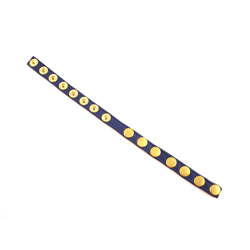 Leather Single Multi Snap Cock Strap