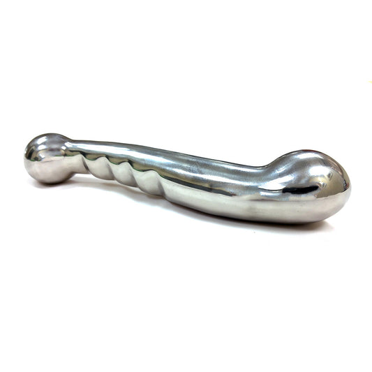 Stainless Steel 7" Anal or Vaginal Dildo In Case