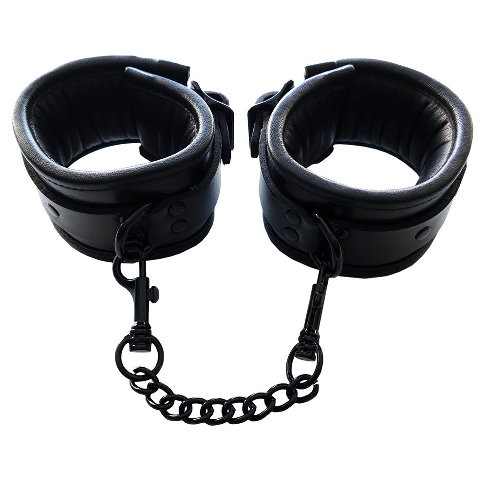 Leather Padded Wrist Cuffs