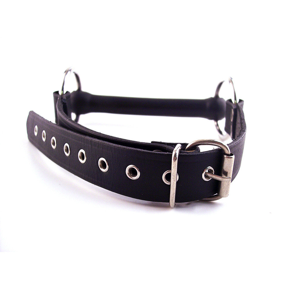 Leather Rubber O Ring Rod Gag