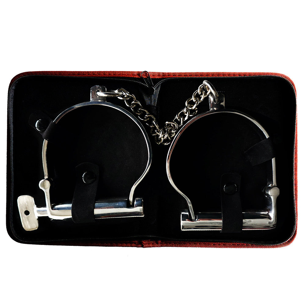 Stainless Steel Ankle Shackles In Case