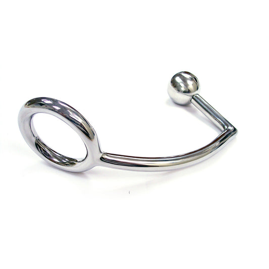 Stainless Steel Cock Ring and Anal Probe In Case