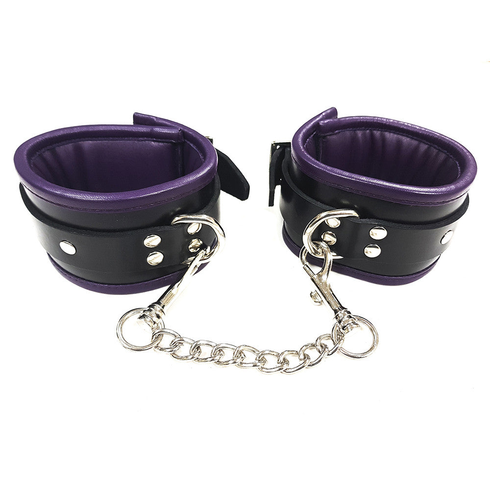 Leather Padded Wrist Cuffs