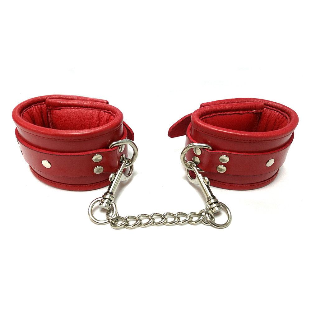 Leather Padded Ankle Cuffs