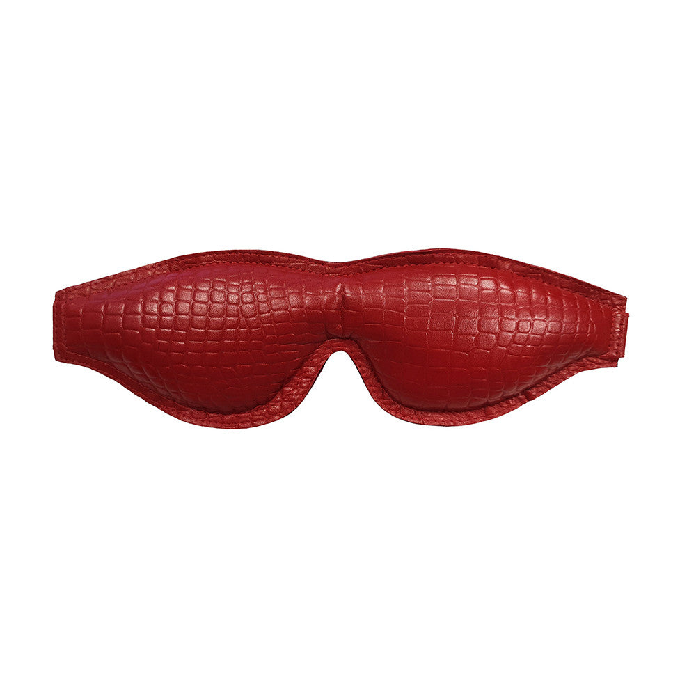 Leather Large Padded Blindfold