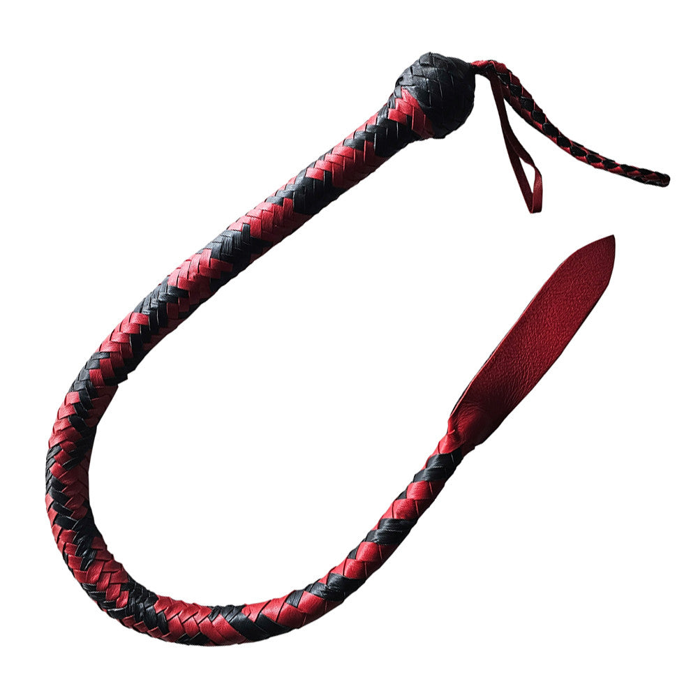 Leather Devil Tail Whip (1 Metre Long)