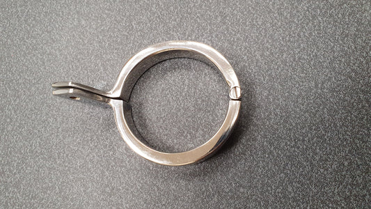Stainless Steel Cock Cage With Padlock  In Clamshell