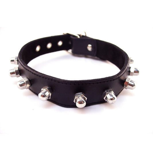Leather Nut Collar