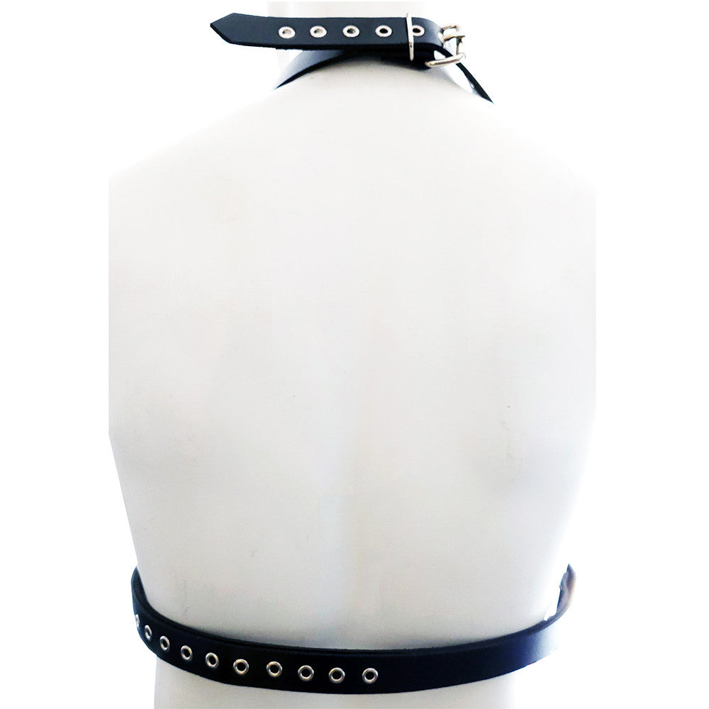 Leather Female Chest Harness