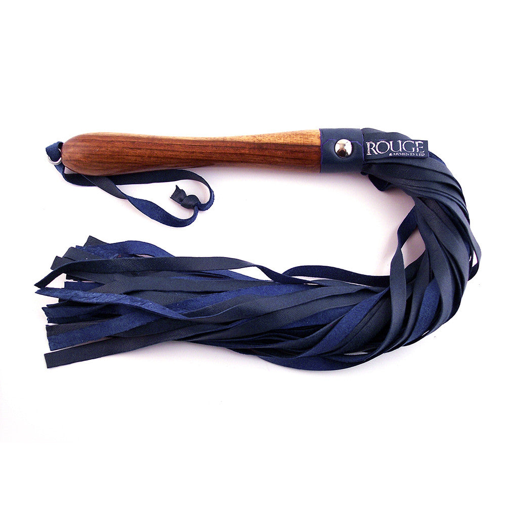 Wooden Handle Leather Flogger