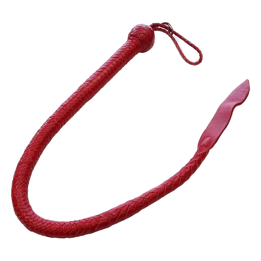 Leather Devil Tail Whip (1 Metre Long)