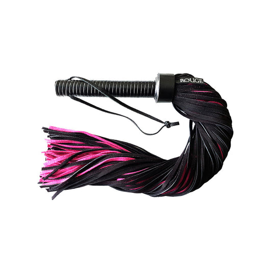 Long Suede Flogger With Leather Handle