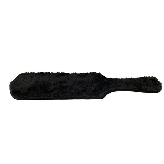 Leather Paddle with Faux Fur On One Side