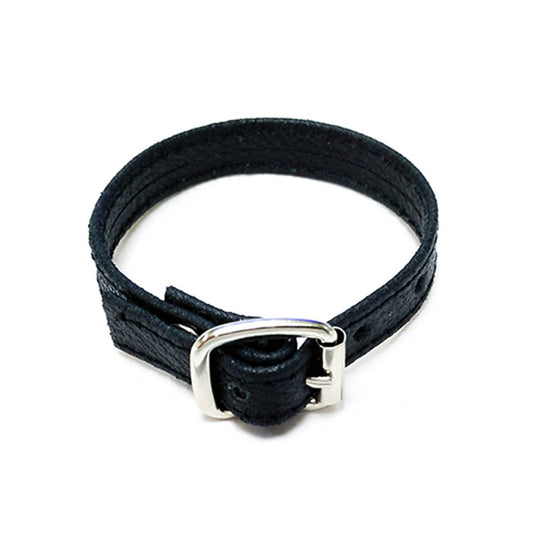 Leather Buckle Cock Strap In Clamshell