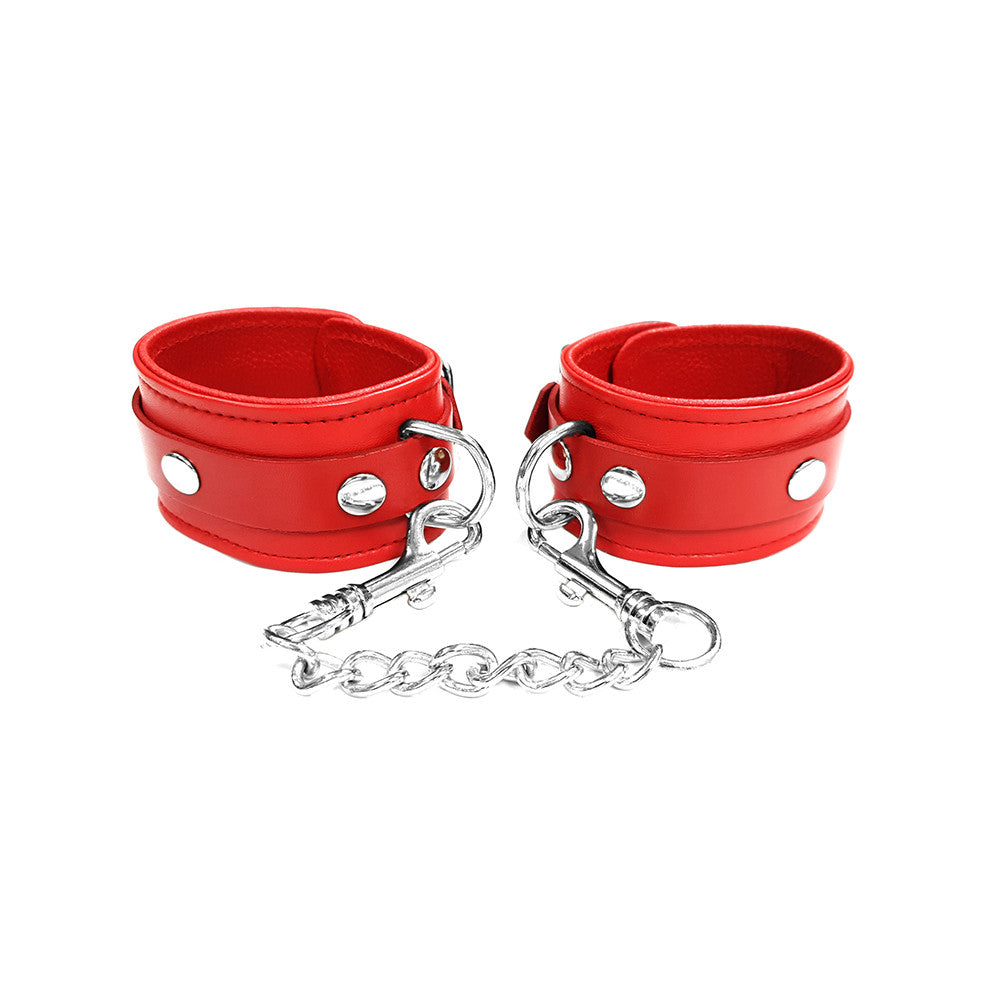 Leather Ankle Cuffs