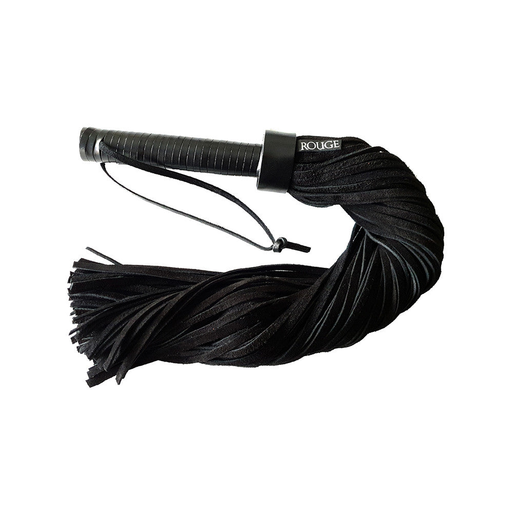 Long Suede Flogger With Leather Handle