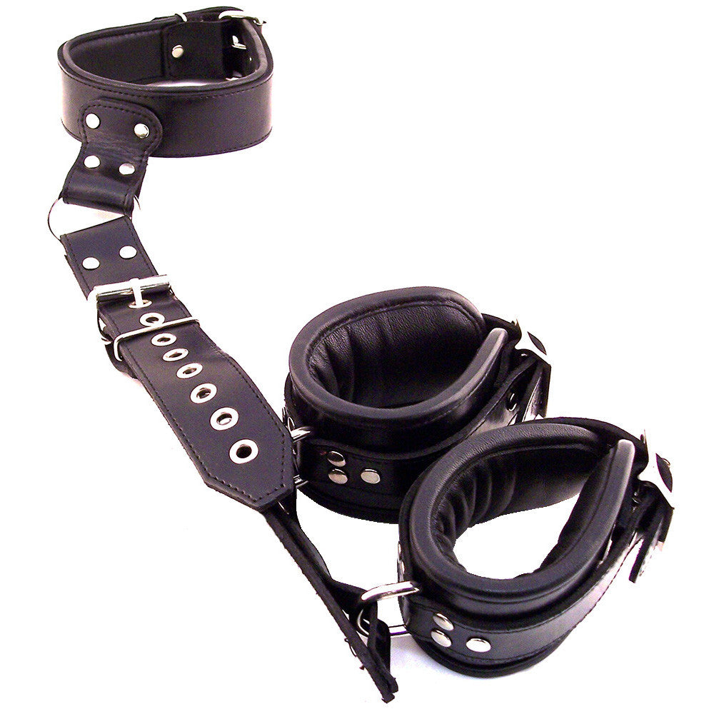 Leather Neck to Wrist Restraint