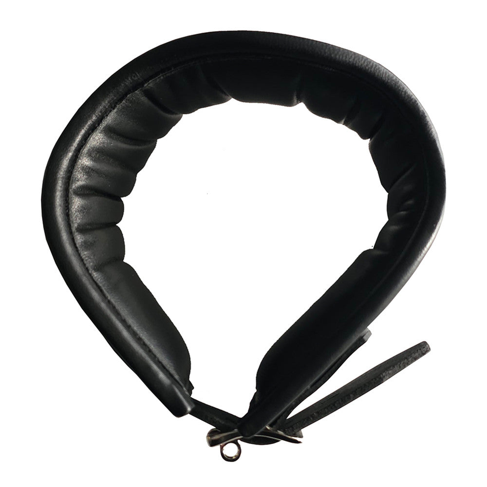 Leather Padded Posture Collar With 3 D-Rings