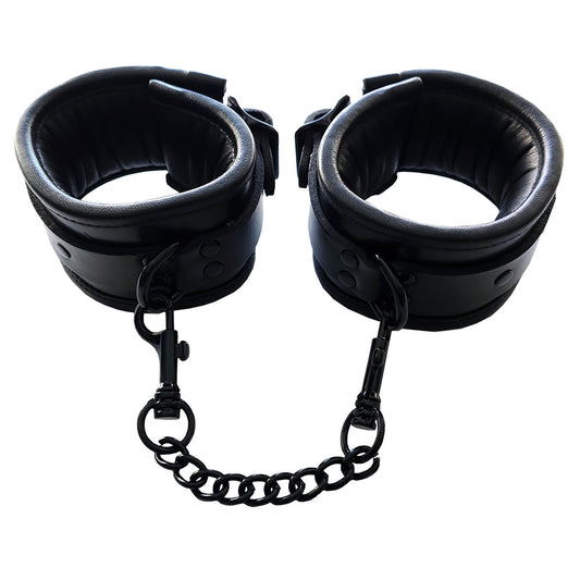 Leather Padded Ankle Cuffs