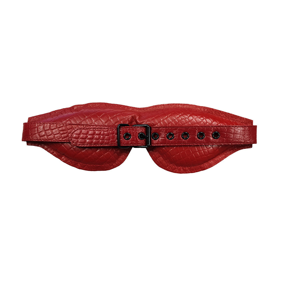 Leather Large Padded Blindfold