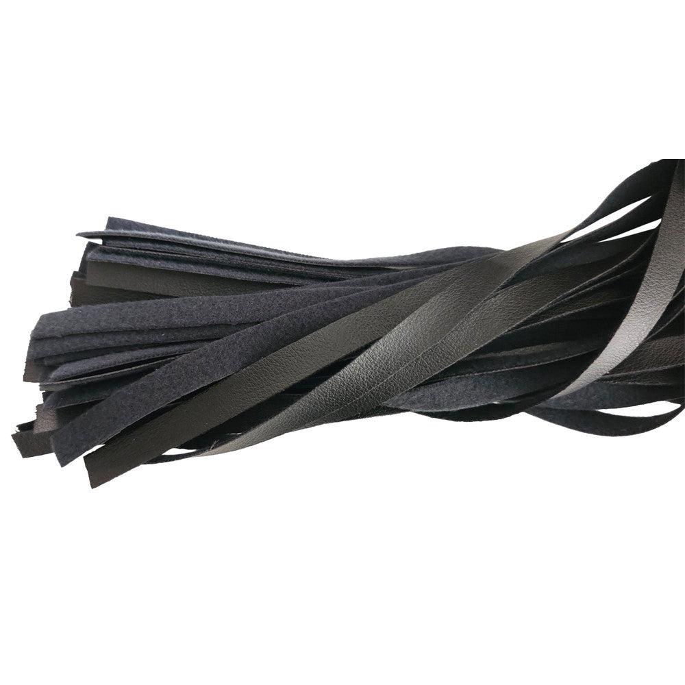 Fetish Play Wooden Handle Flogger (Vegan)